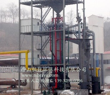 3.2米雙段煤氣發生爐的氣化強度指標